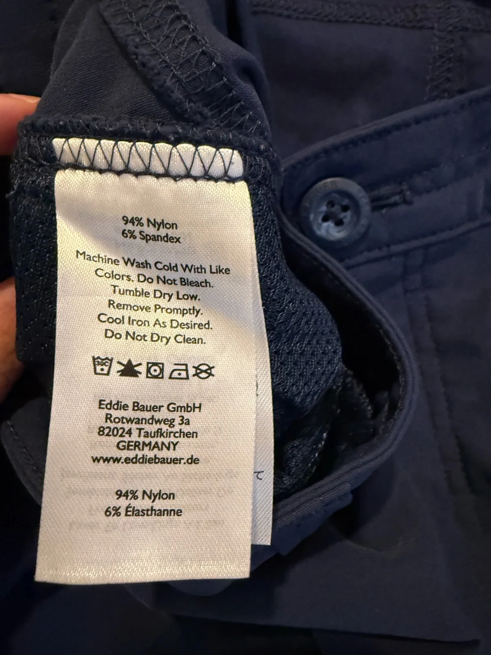 Eddie Bauer Navy Blue Hybrid Performance Shorts